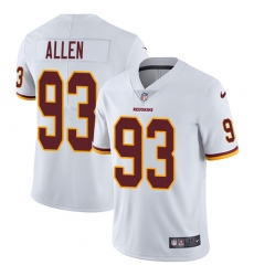 Nike Redskins #93 Jonathan Allen White Mens Stitched NFL Vapor Untouchable Limited Jersey