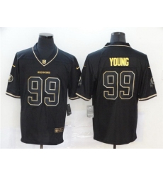 Nike Redskins 99 Chase Young Black Gold Vapor Untouchable Limited Jersey