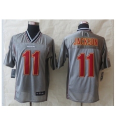 Nike Washington RedSkins 11 DeSean Jackson Grey Elite Vapor NFL Jersey