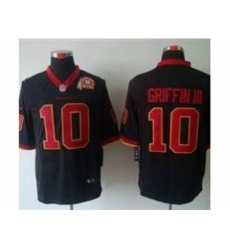 Nike Washington Redskins 10 Robert Griffin III Black Game 80TH Patch NFL Jersey
