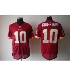 Nike Washington Redskins 10 Robert Griffin III Red Elite NFL Jersey