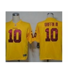 Nike Washington Redskins 10 Robert Griffin III Yellow Elite NFL Jersey