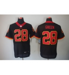 Nike Washington Redskins 28 Darrell Green Black Elite NFL Jersey