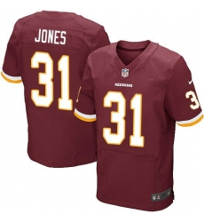 Nike Washington Redskins #31 Matt Jones Burgundy Red Team Color Mens Stitched NFL Elite Jersey