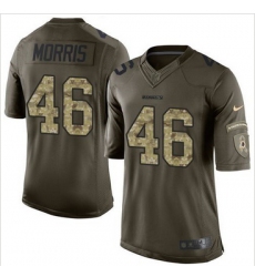 Nike Washington Redskins #46 Alfred Morris Green Men 27s Stitched NFL Limited Salute to Service Jersey