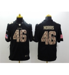 Nike Washington Redskins #46 alfred morris Black Salute to Service Jerseys(Limited)