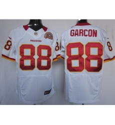 Nike Washington Redskins 88 Pierre Garcon White Elite 80TH Patch NFL Jersey