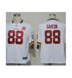 Nike Washington Redskins 88 Pierre Garcon White Game 80TH Patch NFL Jersey