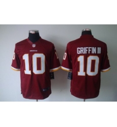 Washington Redskins #10 Robert Griffin Red LIMITED Jerseys