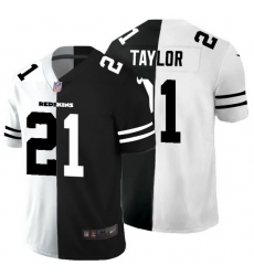 Washington Redskins 21 Sean Taylor Men Black V White Peace Split Nike Vapor Untouchable Limited NFL Jersey