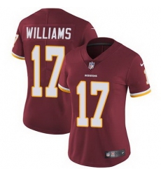 Nike Redskins #17 Doug Williams Burgundy Red Team Color Womens Stitched NFL Vapor Untouchable Limited Jersey