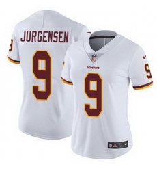 Nike Redskins #9 Sonny Jurgensen White Womens Stitched NFL Vapor Untouchable Limited Jersey