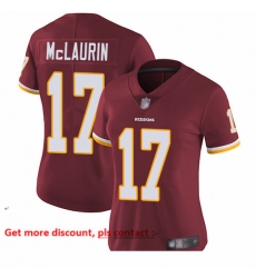 Redskins 17 Terry McLaurin Burgundy Red Team Color Women Stitched Football Vapor Untouchable Limited Jersey