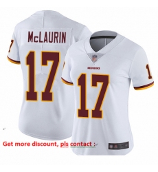 Redskins 17 Terry McLaurin White Women Stitched Football Vapor Untouchable Limited Jersey