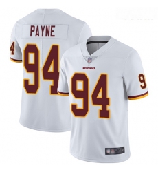 Redskins #94 Da 27Ron Payne White Youth Stitched Football Vapor Untouchable Limited Jersey
