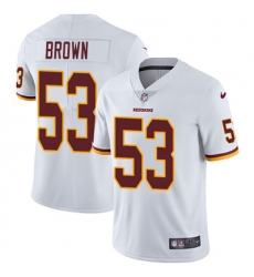 Youth Nike Redskins #53 Zach Brown White Stitched NFL Vapor Untouchable Limited Jersey