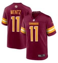 Youth Washington Commanders #11 Carson Wentz Red Burgundy Stitched Limited Jersey