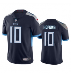Men Tennessee Titans 10 DeAndre Hopkins Navy Vapor Untouchable Stitched Jersey