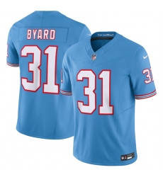 Men Tennessee Titans 31 Kevin Byard Light Blue 2023 F U S E  Vapor Limited Throwback Stitched Football Jersey