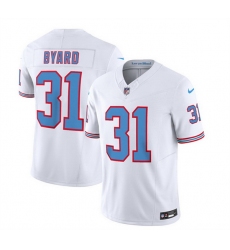 Men Tennessee Titans 31 Kevin Byard White 2023 F U S E  Vapor Limited Throwback Stitched Football Jersey
