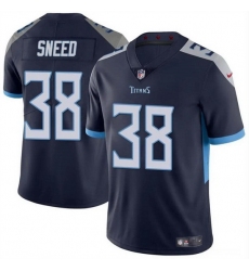 Men Tennessee Titans 38 L Jarius Sneed Navy Vapor Limited Stitched Football Jersey