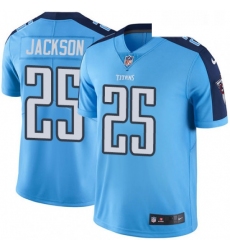 Mens Nike Tennessee Titans 25 Adoree Jackson Limited Light Blue Rush Vapor Untouchable NFL Jersey