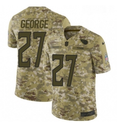 Mens Nike Tennessee Titans 27 Eddie George Limited Camo 2018 Salute to Service NFL Jersey