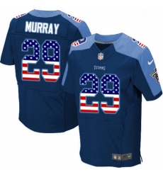 Mens Nike Tennessee Titans 29 DeMarco Murray Elite Navy Blue Alternate USA Flag Fashion NFL Jersey