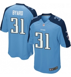 Mens Nike Tennessee Titans 31 Kevin Byard Game Light Blue Team Color NFL Jersey