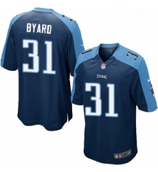 Mens Nike Tennessee Titans 31 Kevin Byard Game Navy Blue Alternate NFL Jersey