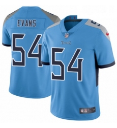 Mens Nike Tennessee Titans 54 Rashaan Evans Light Blue Alternate Vapor Untouchable Limited Player NFL Jersey