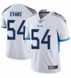 Mens Nike Tennessee Titans 54 Rashaan Evans White Vapor Untouchable Limited Player NFL Jersey