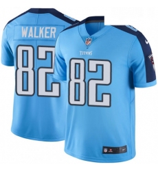 Mens Nike Tennessee Titans 82 Delanie Walker Light Blue Team Color Vapor Untouchable Limited Player NFL Jersey