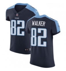Mens Nike Tennessee Titans 82 Delanie Walker Navy Blue Alternate Vapor Untouchable Elite Player NFL Jersey