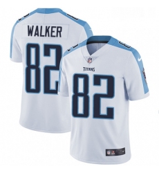 Mens Nike Tennessee Titans 82 Delanie Walker White Vapor Untouchable Limited Player NFL Jersey
