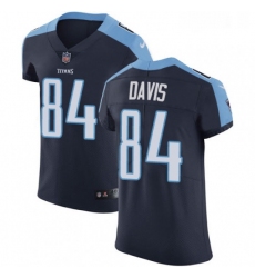 Mens Nike Tennessee Titans 84 Corey Davis Navy Blue Alternate Vapor Untouchable Elite Player NFL Jersey