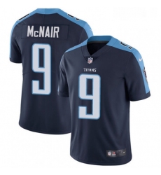 Mens Nike Tennessee Titans 9 Steve McNair Navy Blue Alternate Vapor Untouchable Limited Player NFL Jersey