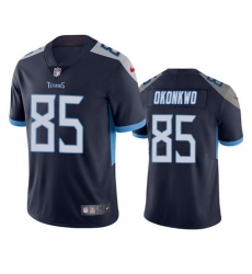 Men's Tennessee Titans #85 Chig Okonkwo Navy Vapor Untouchable Stitched Jersey