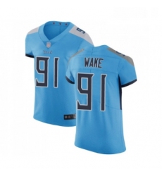 Mens Tennessee Titans 91 Cameron Wake Light Blue Alternate Vapor Untouchable Elite Player Football Jersey