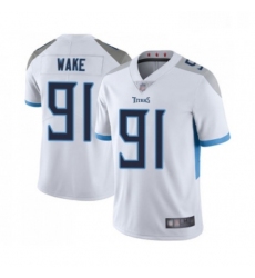 Mens Tennessee Titans 91 Cameron Wake White Vapor Untouchable Limited Player Football Jersey