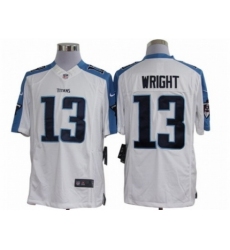 Nike Tennessee Titans 13 Kendall Wright White Limited NFL Jersey