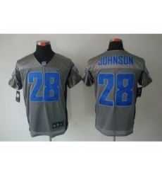 Nike Tennessee Titans 28 Chris Johnson Grey Elite Shadow NFL Jersey