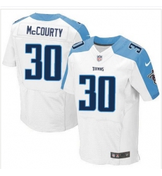 Nike Tennessee Titans #30 Jason McCourty White Mens Stitched NFL Elite Jersey