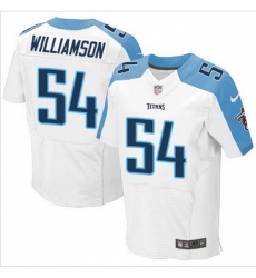 Nike Tennessee Titans #54 Avery Williamson White Mens Stitched NFL Elite Jersey