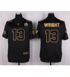 Nike Titans #13 Kendall Wright Black Mens Stitched NFL Elite Pro Line Gold Collection Jersey