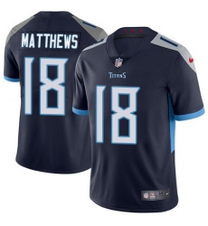 Nike Titans #18 Rishard Matthews Navy Blue Alternate Mens Stitched NFL Vapor Untouchable Limited Jersey