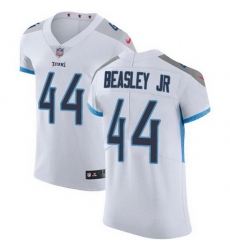 Nike Titans 44 Vic Beasley Jr White Men Stitched NFL New Elite Jersey