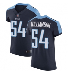 Nike Titans #54 Avery Williamson Navy Blue Alternate Mens Stitched NFL Vapor Untouchable Elite Jersey