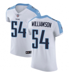 Nike Titans #54 Avery Williamson White Mens Stitched NFL Vapor Untouchable Elite Jersey
