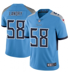 Nike Titans #58 Harold Landry Light Blue Team Color Mens Stitched NFL Vapor Untouchable Limited Jersey